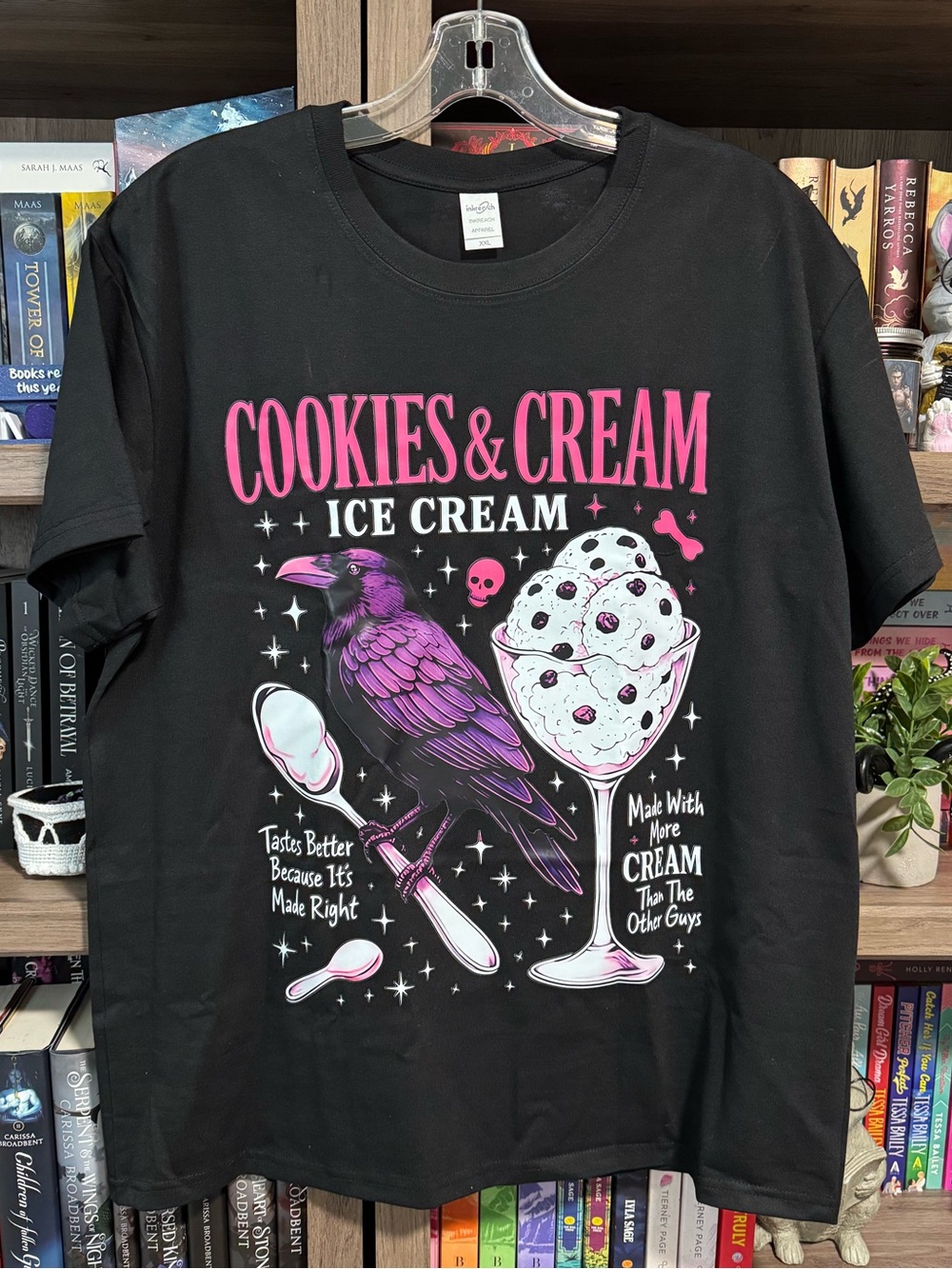 Butcher & Blackbird Cookies & Cream Ice Cream Bookish Graphic Tee